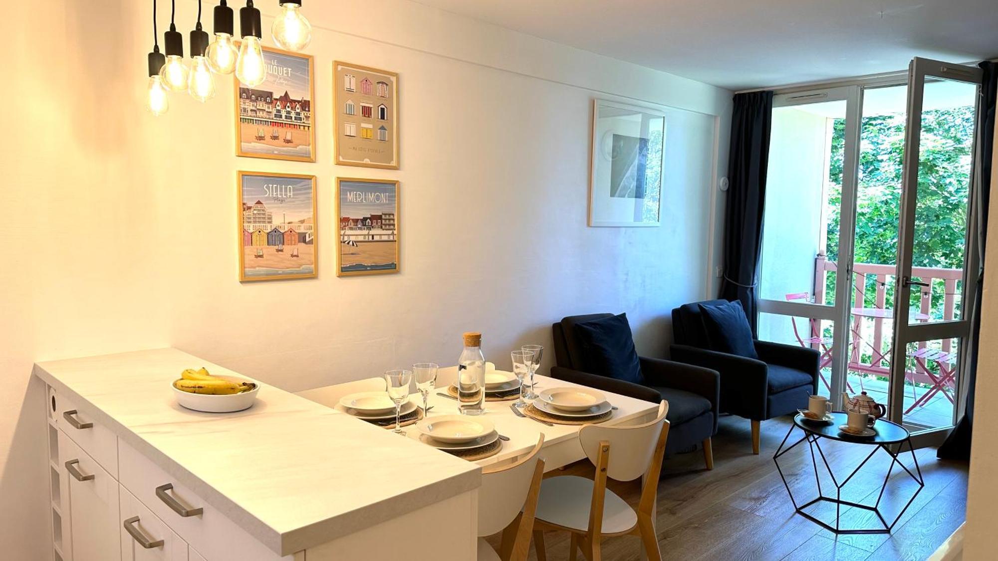 Ferienwohnung Appt 4 Pers-2 Chb-2 Sdb-Piscine-Linge Inclus-Literies Faites A L'Arrivee Inclus-Parking Le Touquet Exterior foto